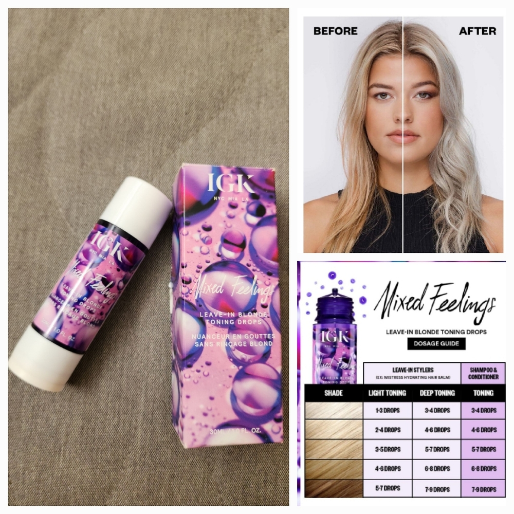 IGK Mixed Feelings Blonde Toning Drops